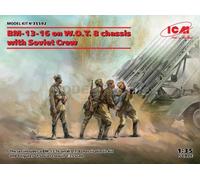 ICM 35592 MAQUETTE BM-13-16 ON W.O.T. 8 CHASSIS WITH SOVIET CREW 1/35