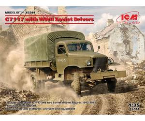 ICM 35594 - 1:3 5 G7117 Avec Seconde Guerre Mondiale Soviet Pilotes - Neuf