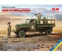 ICM 35599 - 1:3 5 WWII US Militaire Patrouille (G7107 Avec MG M1919A4) - Neuf
