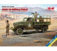 ICM 35599 1/35 WWII US Militaire Patrouille (G7107 Avec MG M1919A4)