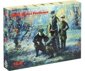 ICM 35631-1/35 WWII partisans Soviétiques Plastique modèle Kit