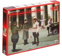 ICM Maquette 35633 - Police routière allemande WWII - 5 figurines - 1:35