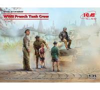 ICM 35647 - 1:3 5 Seconde Guerre Mondiale de France Réservoir Crew (4 Figurines)