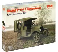 ICM Kit maquette Modèle T Ambulance 1917 américaine – Première Guerre mondiale