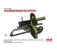 Fusil Mitrailleur Maxim Soviétique (1910/30) 1:35 Kit De Modèle En Plastique ICM