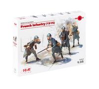 ICM Maquette plastique 035691 – Infanterie française 1/35 Première Guerre mondiale
