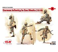 ICM 35695 Figurines German Infantry dans Masques gaz 1918, Jeu