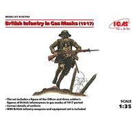 ICM 35703 Figuren 1:35 - Infanterie Britannique dans Les Masques à gaz (1917) 4 Figs, ICM35703, Lot de 2