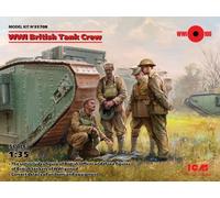 ICM 35708 1/35 WWI British Tank Crew (4 Figurines) (100% New Moules)