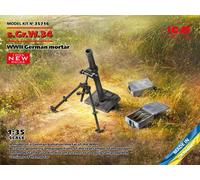ICM Maquette S.GR.w.34 Mortier allemand WWII 35716 1/35ème Promo