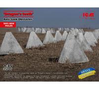 ICM 35746 - 1:3 5 Du Dragon Teeth ', Anti-tank Obstacles (100% Neuf Molds) -