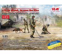 ICM 35753 - 1:3 5 To Be Ahead, Sauver The Vie, Sappers Of Armed Forces De Ukr