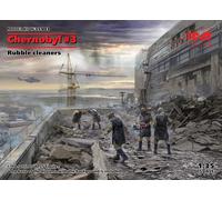 ICM Set de 5 figurines Chernobyl 3 (ICM 35903) – Échelle 1/35 – Neuf