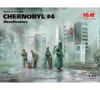ICM 35904 MAQUETTE CHERNOBYL4. DEACTIVATORS (4 FIGURES) 1/35