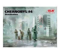ICM Maquette Chernobyl 4 Deactivators – 1/35 – 4 figurines