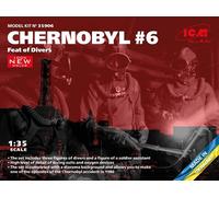 ICM 35906 - 1:3 5 Chernobyl #6 Feat De Plongeurs (3 Figurines) (100% New Molds)
