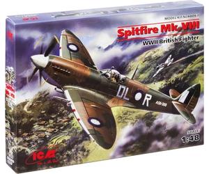 ICM 48067 - Maquette D'aviation - Spitfire MK. VIII British Fighter de la deuxième Guerre Mondiale