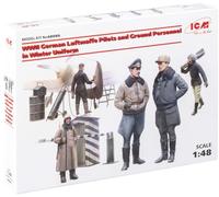 ICM - 48086 Pilotes aériens allemands et personnel au sol WWII d'Armes dans