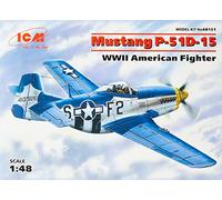 ICM 48151 - Mustang P-51D-15, WWII American Fighter