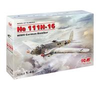 He 111h-16, Wwii German Bomber - 1:48e -