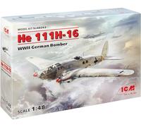 ICM Maquette He 111H-16 Bombardier allemand Seconde Guerre mondiale Échelle 1:48