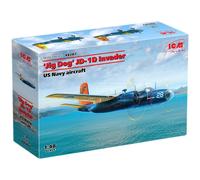Maquette Avion Back Jd-1d Invader U.s. Navy Utility Aircraft Icm 48287 1/48ème M