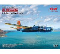 Maquette Avion Back Jd-1d Invader U.s. Navy Utility Aircraft Icm 48287 1/48ème M