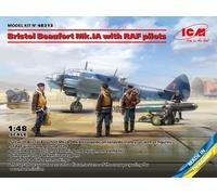 ICM 48313 1/48 Bristol Beaufort Mk.IA Avec Pilotes De La RAF