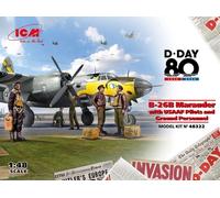 ICM – B-26B Maraud 1:48 Ltd Ed avec pilotes de l'USAAF