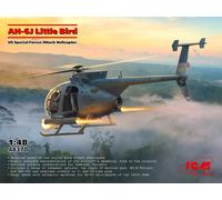 ICM 48370 1:48 Kit Hélicoptère AH-6J Little Bird Forces Spéciales US - Neuf