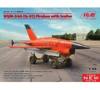 ICM 48401 MAQUETTE BQM-34A (Q-2C) FIREBEE WITH TRAILER (1 AIRPLANE AND TRAILER)