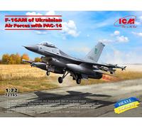 ICM 72145 - 1:72 F-16AM Des Forces Aériennes Ukrainiennes Avec PAG-14 - Neuf