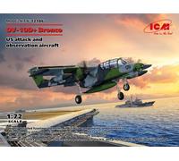 ICM 72186 Kit Avion 1/72 OV-10D+ Bronco, Avion US Attaque et Observation