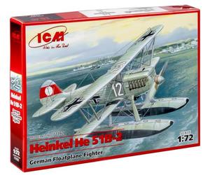 ICM 72192 - Heinrich Heinkel He 51B, Allemand Flotteur Avion Fighter