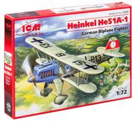 ICM 72193 - Heinkel He 51A-1, Biplane Fighter Allemand