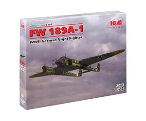 ICM 72293 FW 189A-1 WWII German Night Fighter