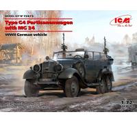 ICM 72473 Kit 1/72 Type G4 Camion Partisanen avec MG 34 WWII Allemand