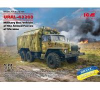 1:72 ICM KIT Ural-43203 Military Box Armed Forces Of Ukraine ICM72709