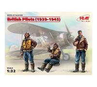 Icm - British Pilots (1939-1945)Maquette Figurine British Pilots (1939-1945) 1/32ème Icm 32105 Maquettecharpromo Figurine Miniature