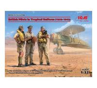 British Pilots In Tropical Uniform (1939-1943)maquette Figurine British Pilots I