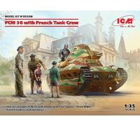 ICM Char léger français léger FCM 36 avec équipage WWII - échelle 1/35 - ICM 353