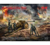 Battle Of Kursk(july 1943)(t-34-76(early 1943),pak 36(r )with Crew(4 Figures)) - 1:35e - Icm