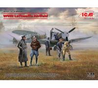 ICM DS4801 1/48 Seconde Airfield (Messerschmitt Bf 109F-4, Hs 126 B-1, Ge