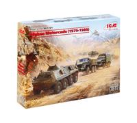 Maquette ICM Afghan Motorcade (1979-1989)(ural-375d, Ural-375a,atz-5-375,btr60pb- 1:72e -