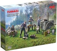 ICM Maquette Feldküche 1:35 – Cantine allemande WWII avec cuisiniers