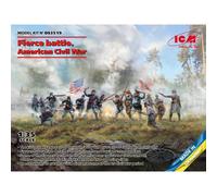 Icm - Fierce Battle. American Civil Warmaquette Figurine Fierce Battle. American Civil War Icm Ds3519 1/35ème Maquette Char Promo Figurine Miniature