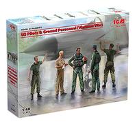 ICM Figurine Mignature Us Pilots & Ground Personnel (Vietnam War)