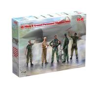 ICM Figurine Mignature Us Pilots & Ground Personnel (Vietnam War)