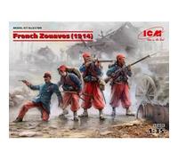 Icm - French Zouaves (1914)Maquette Figurine French Zouaves (1914) Icm 35709 1/35ème Maquette Char Promo Figurine Miniature