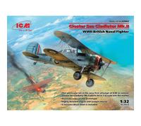 Icm : Gloster Sea Gladiator Mk.Ii , Avion De Chasse Naval Britannique De La Seconde Guerre Mondiale En 1:32 - Icm 3312042-Icm-Icm